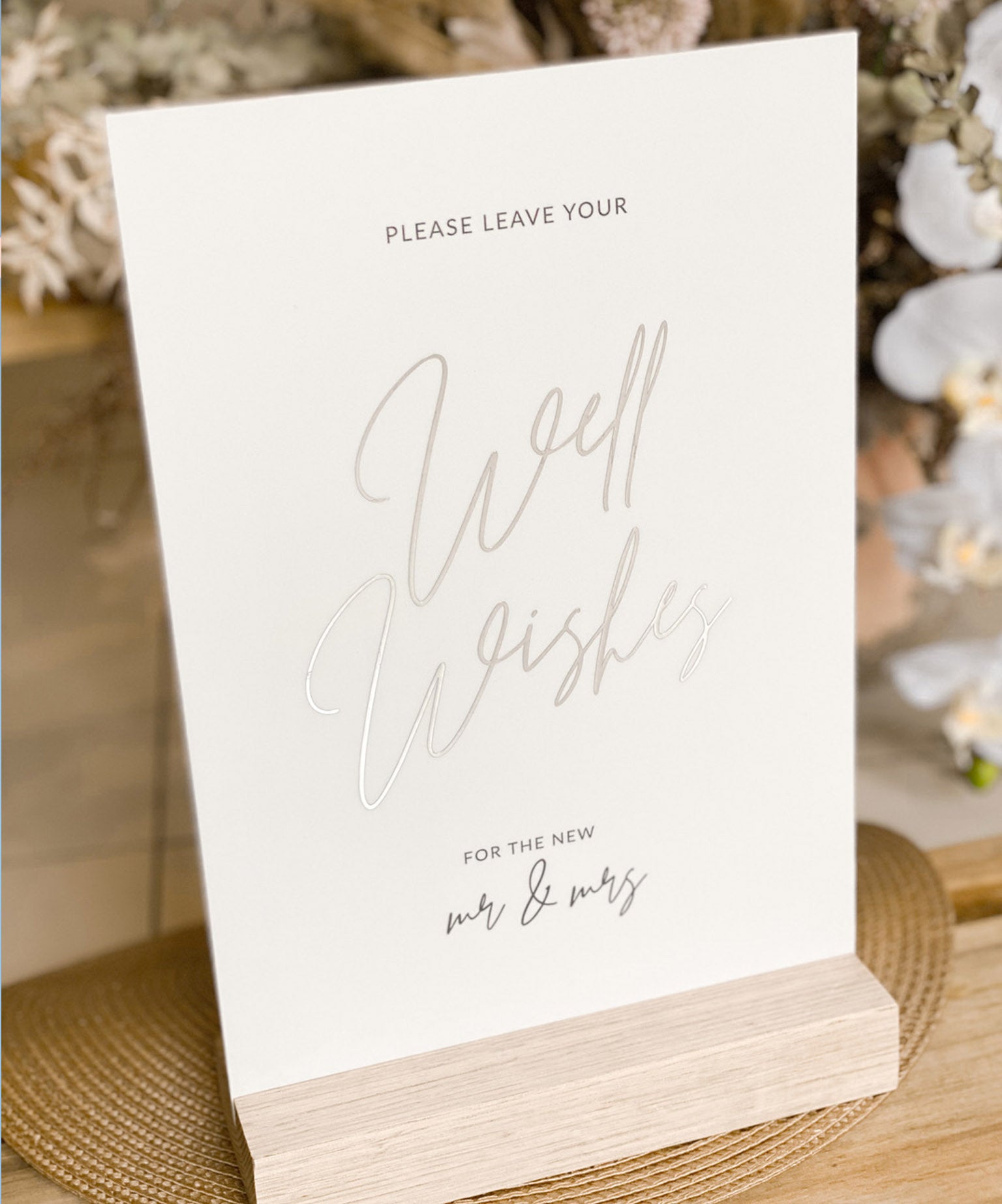 Tabletop Sign - Wishing Well