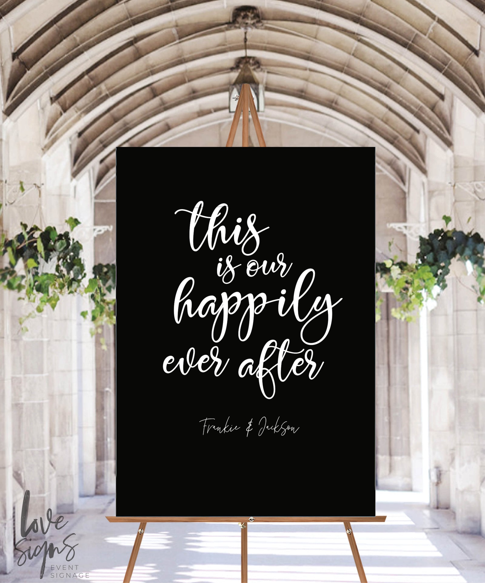 MODERN QUOTABLE SCRIPTURE SIGN / BLACK ACRYLIC (Q915)