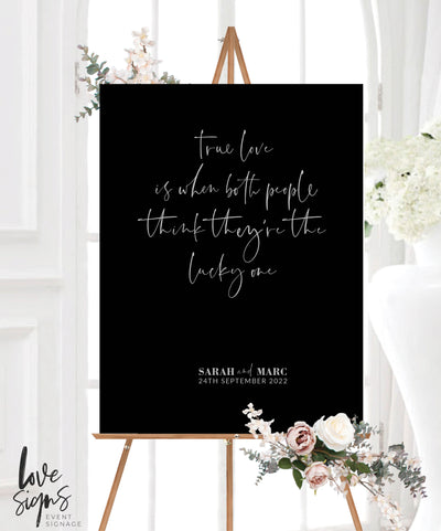 ELEGANT MODERN QUOTABLE SCRIPTURE SIGN / BLACK ACRYLIC (Q921)