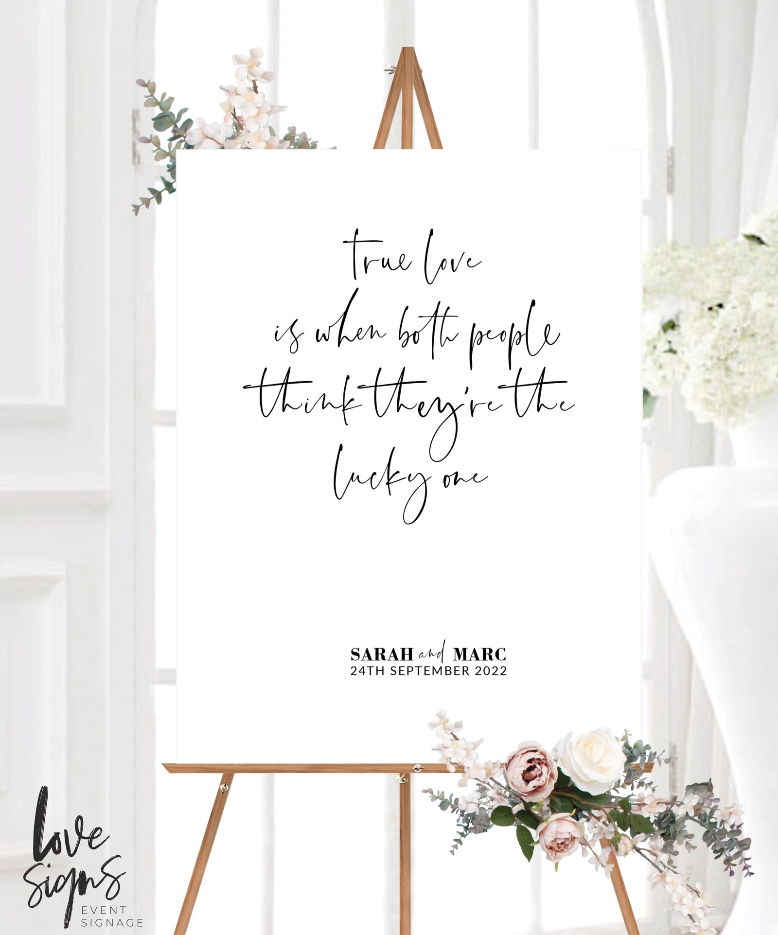 ELEGANT MODERN QUOTABLE SCRIPTURE SIGN / WHITE ACRYLIC (Q921)