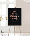 MODERN BRUSH QUOTABLE SCRIPTURE SIGN / BLACK ACRYLIC (Q923)