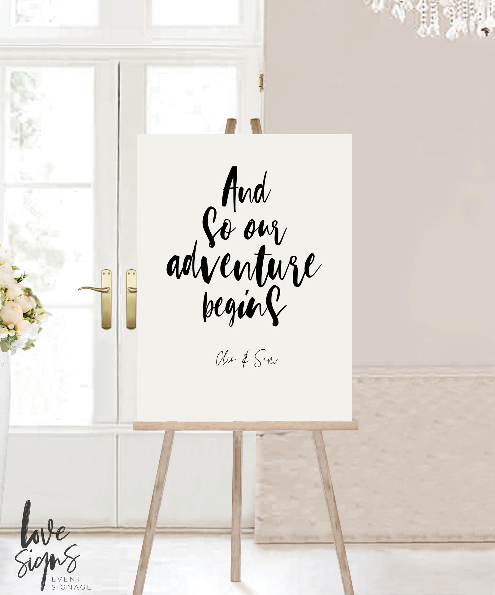 MODERN BRUSH QUOTABLE SCRIPTURE SIGN / WHITE ACRYLIC (Q923)